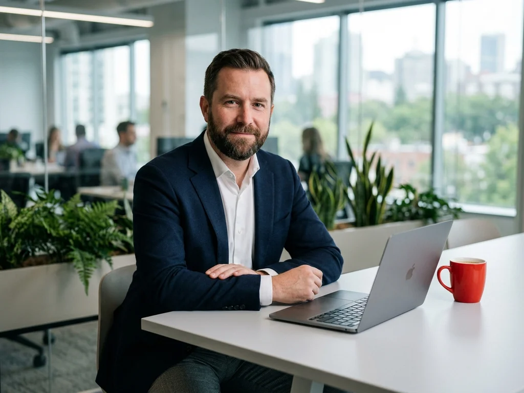 Antoine Petit, consultant SEO senior, dans ses bureaux de Suresnes pour un accompagnement de proximité.